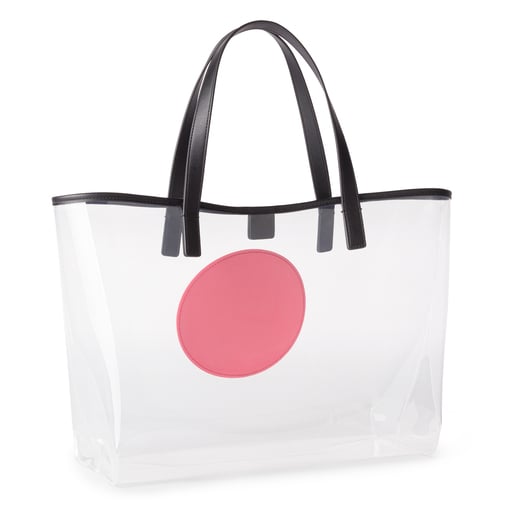 Large transparent Tous Gum tote bag