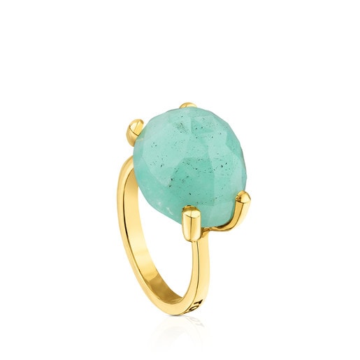 ATELIER Precious Gemstones Ring in Gold with Emerald