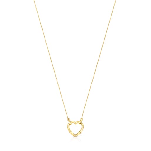 Hold Gold heart Necklace
