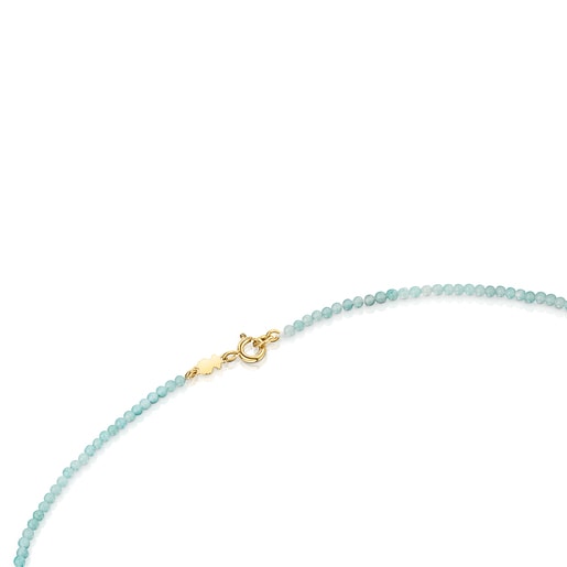 Silver Vermeil TOUS Good Vibes tree Necklace with Quartzites