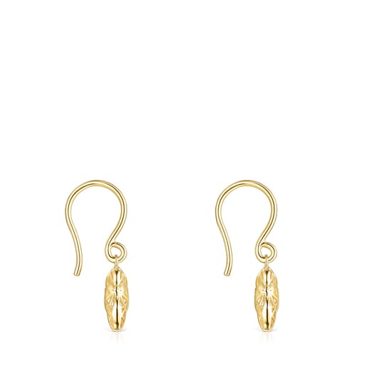 Gold Sketx Line Earrings