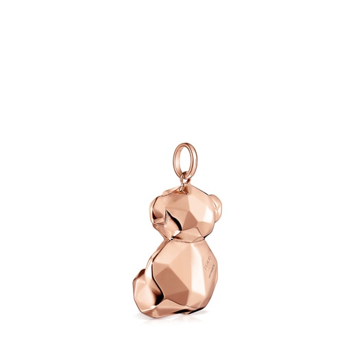 Colgante grande Sketx con baño de oro rosa 18 kt sobre plata
