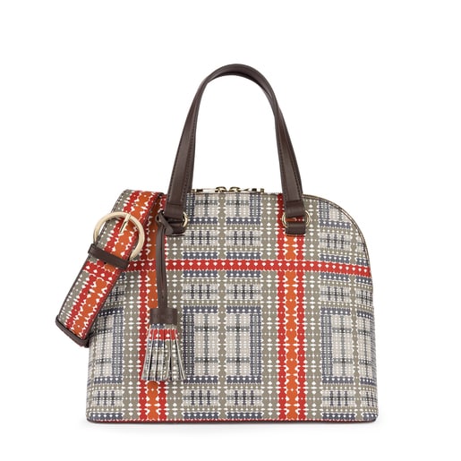 Stone red Alicya Bowling bag