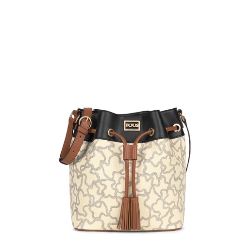 Sac bonbonnière Kaos Icon multicolore et beige