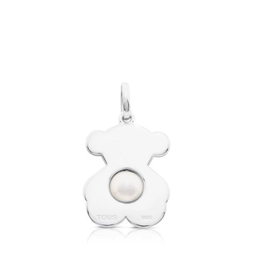 Silver Sweet Dolls Pendant with Pearl