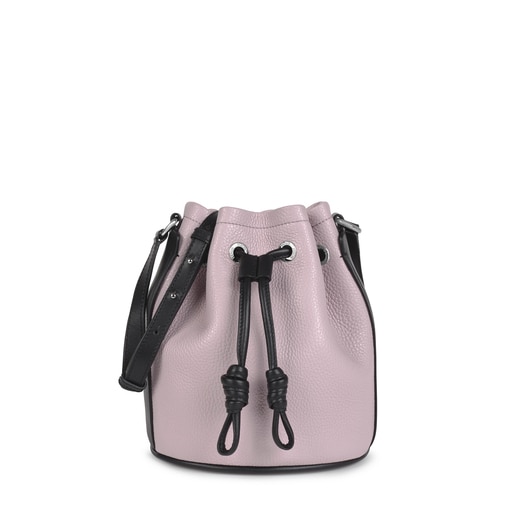 Bucket bag TOUS Empire em Pele lilás