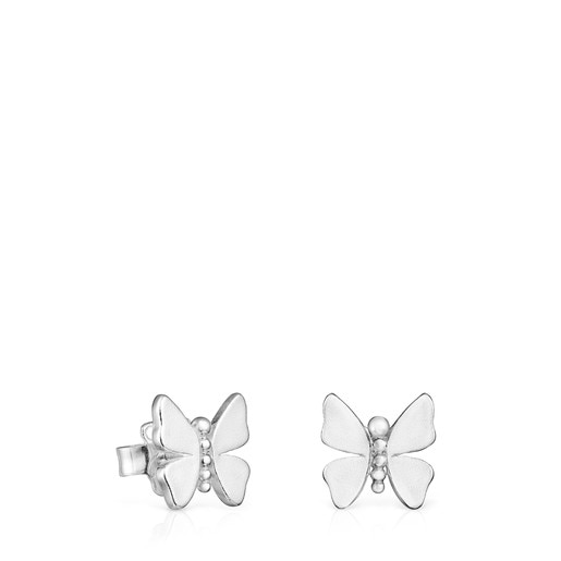 Silver Vita Butterfly Earrings