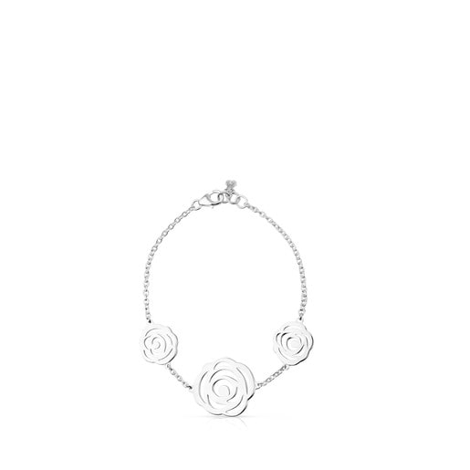 Silver Rosa de Abril Bracelet | TOUS