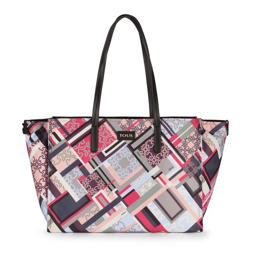 Multicolored Nylon Doromy Shopping bag