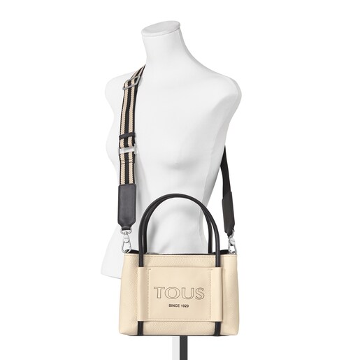 Medium beige Leather TOUS Empire City bag
