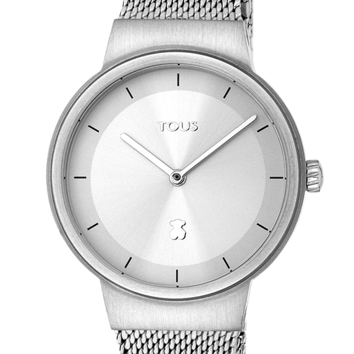 Steel Rond Mesh Watch