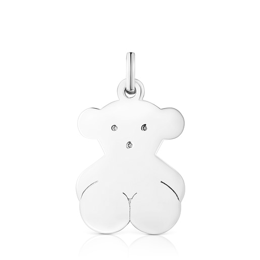 Colgante mediano Sweet Dolls oso de plata