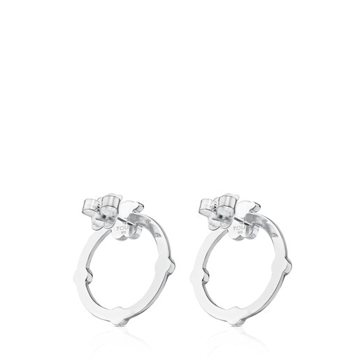 Silver Super Power Earrings with Gemstones