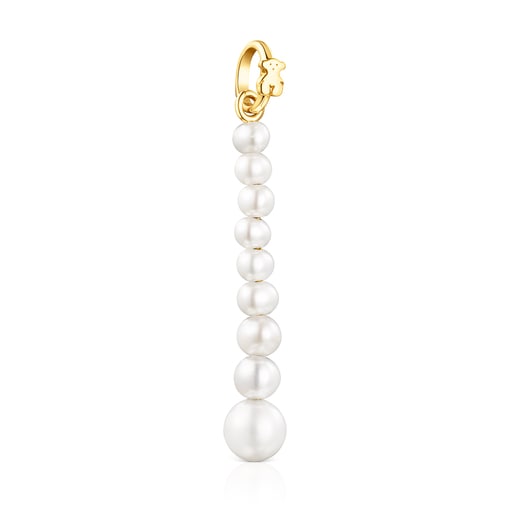 Tous Gloss – Přívěsek ze žlutého stříbra Vermeil s perlami
