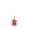 Rose Vermeil Silver Camille Pendant with Rhodonite