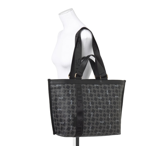 Capazo Tous Logogram negro