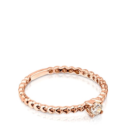 Δαχτυλίδι TOUS Brillants από ροζ Χρυσό με Διαμάντι