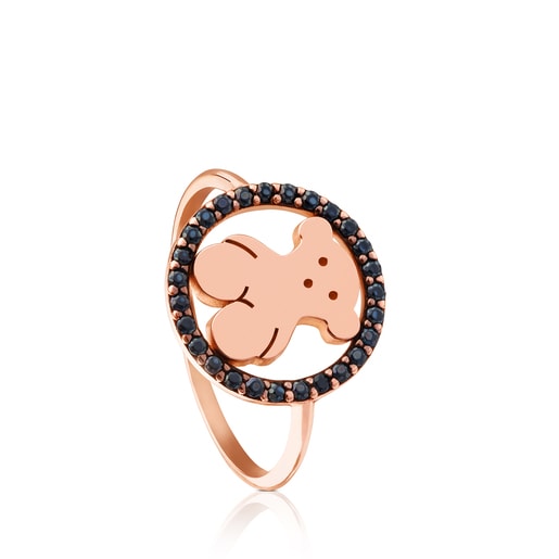 Ring Camille aus Vermeil mit Spinellen.