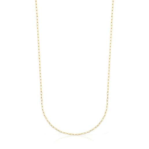 Łańcuszek Tous Chain z żółtego srebra Vermeil 60 cm
