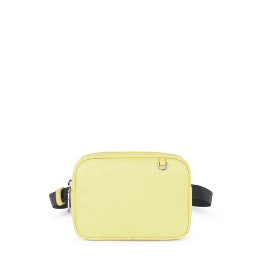 Sac banane Sira jaune en cuir