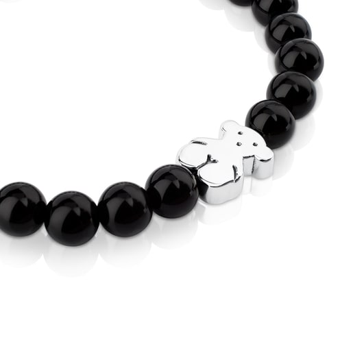 Pulsera Sweet Dolls oso de plata y nix