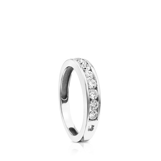 Δαχτυλίδι TOUS Diamond από Λευκόχρυσο με Διαμάντια