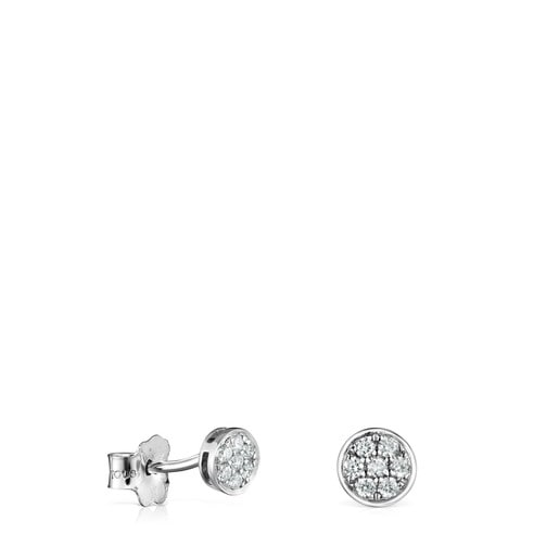 White Gold with Diamonds Alecia Earrings