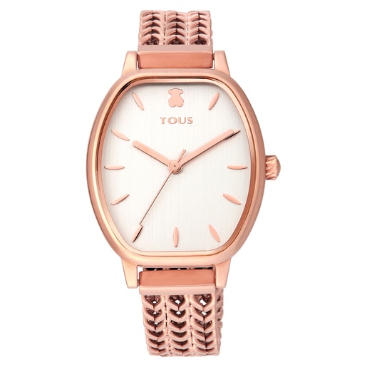 Reloj de mujer Osier 1920 de acero IP rosado · Tous · El Corte Inglés