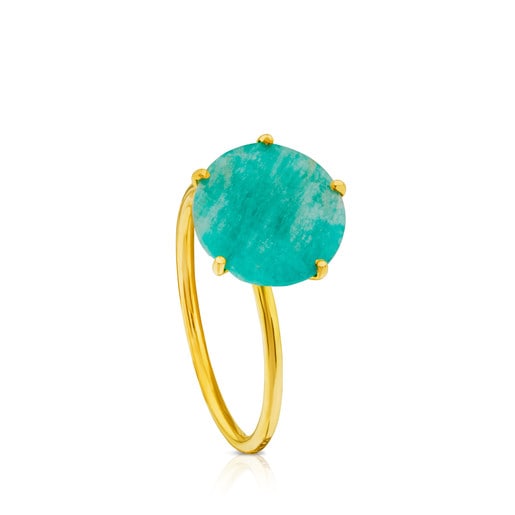 Ivette Ring in Gold with Amazonite