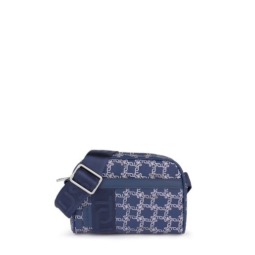 Small navy Tous Logogram crossbody bag