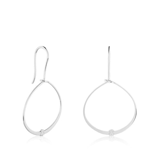 Silver Hold Earrings | TOUS