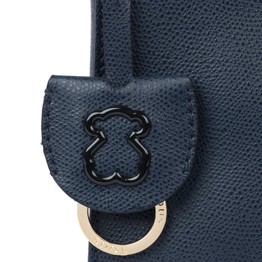 Navy Leather Odalis Crossbody bag
