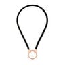 Rose Vermeil Silver and black IP Steel TOUS Hold Necklace