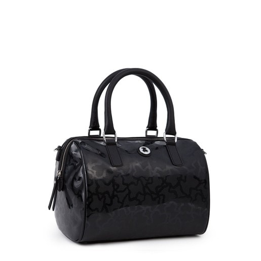 Τσάντα τύπου μπόουλινγκ Kaos Shiny σε μαύρο χρώμα