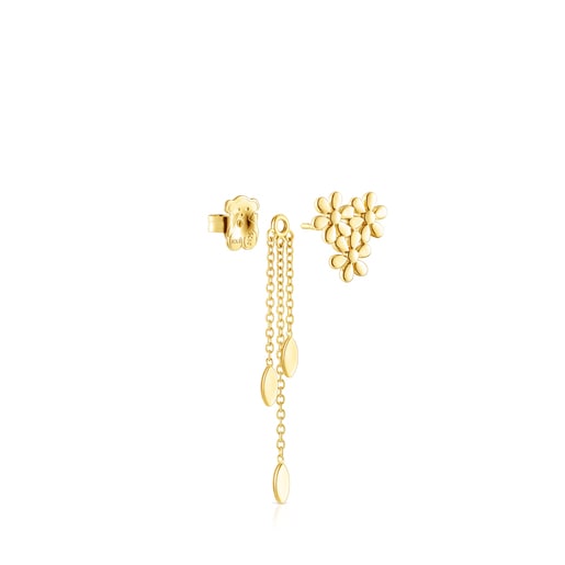 Silver Vermeil Fragile Nature extension Earrings