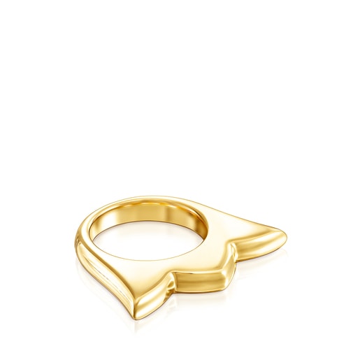 Silver Vermeil New Sweet Dolls tulip Ring