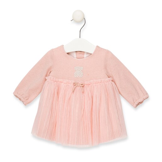 Vestit amb faldilla tul Dusty Chic Rosa