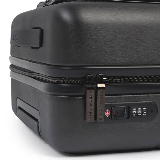 Черная сумка на колесиках TOUS Travelers