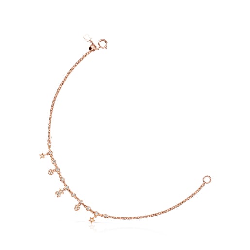 Pulseira Les Classiques em Ouro rosa com Diamantes