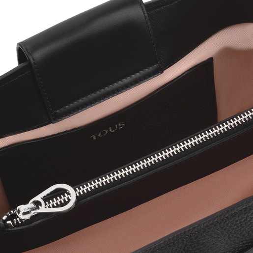 City grande Tous Empire negro de piel