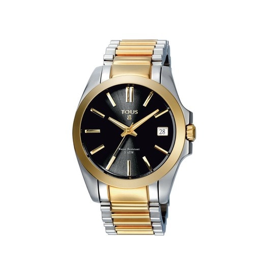 Two-tone Steel/gold IP Drive Combi Watch