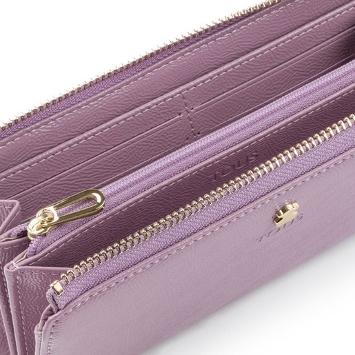 Medium lilac Dorp wallet