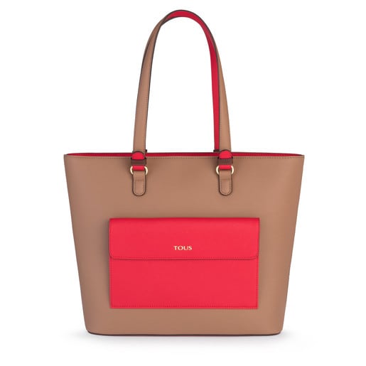 حقيبة أحمال خفيفة Essence باللون البني واللون الأحمر