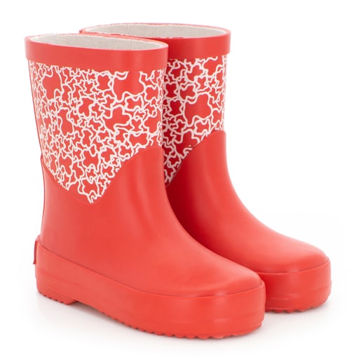 Run Wellington boots in Red