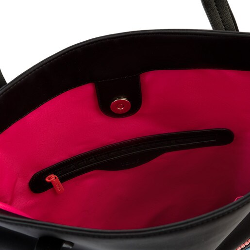 حقيبة تسوق Claveli باللون الأسود من النايلون