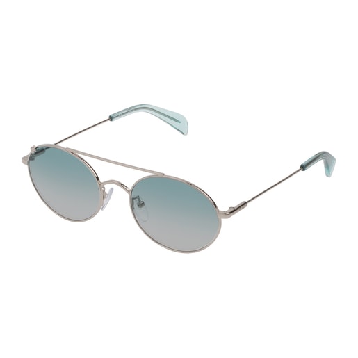 Lentes de sale sol plateados