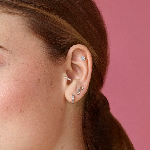 Серьги Light из розового золота с бриллиантами