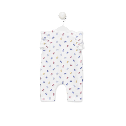 Mono bombacho Half Bear Blanco