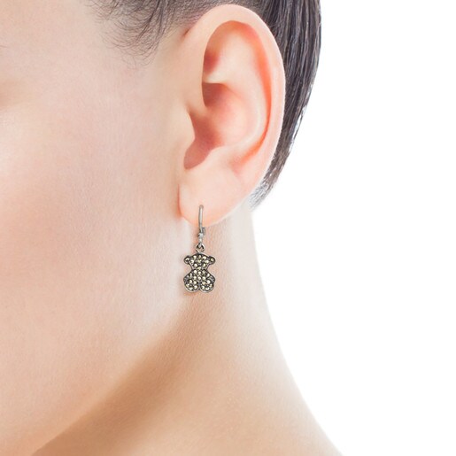Silver Grace Earrings with Marcasite - Tous | TOUS