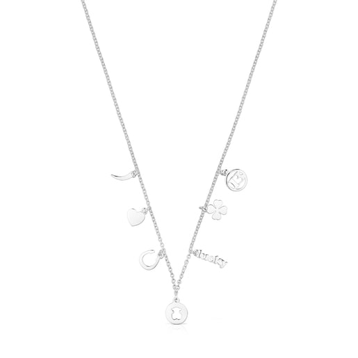 Silver TOUS Good Vibes Necklace